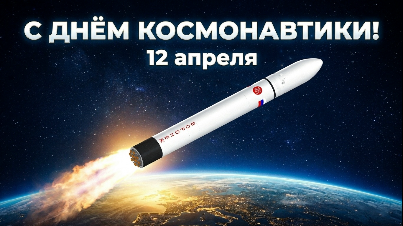 С Днём космонавтики!